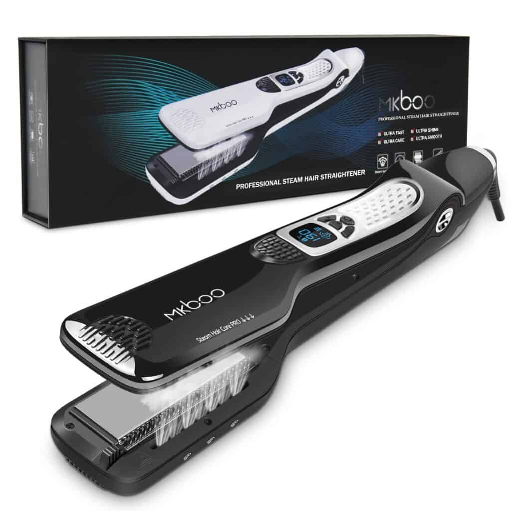 MKBOO steam hair straightener